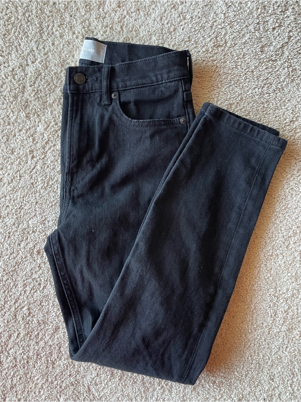 Everlane Black Jeans Skinny Solid Black Size 27 Ankle Casual Business Chic